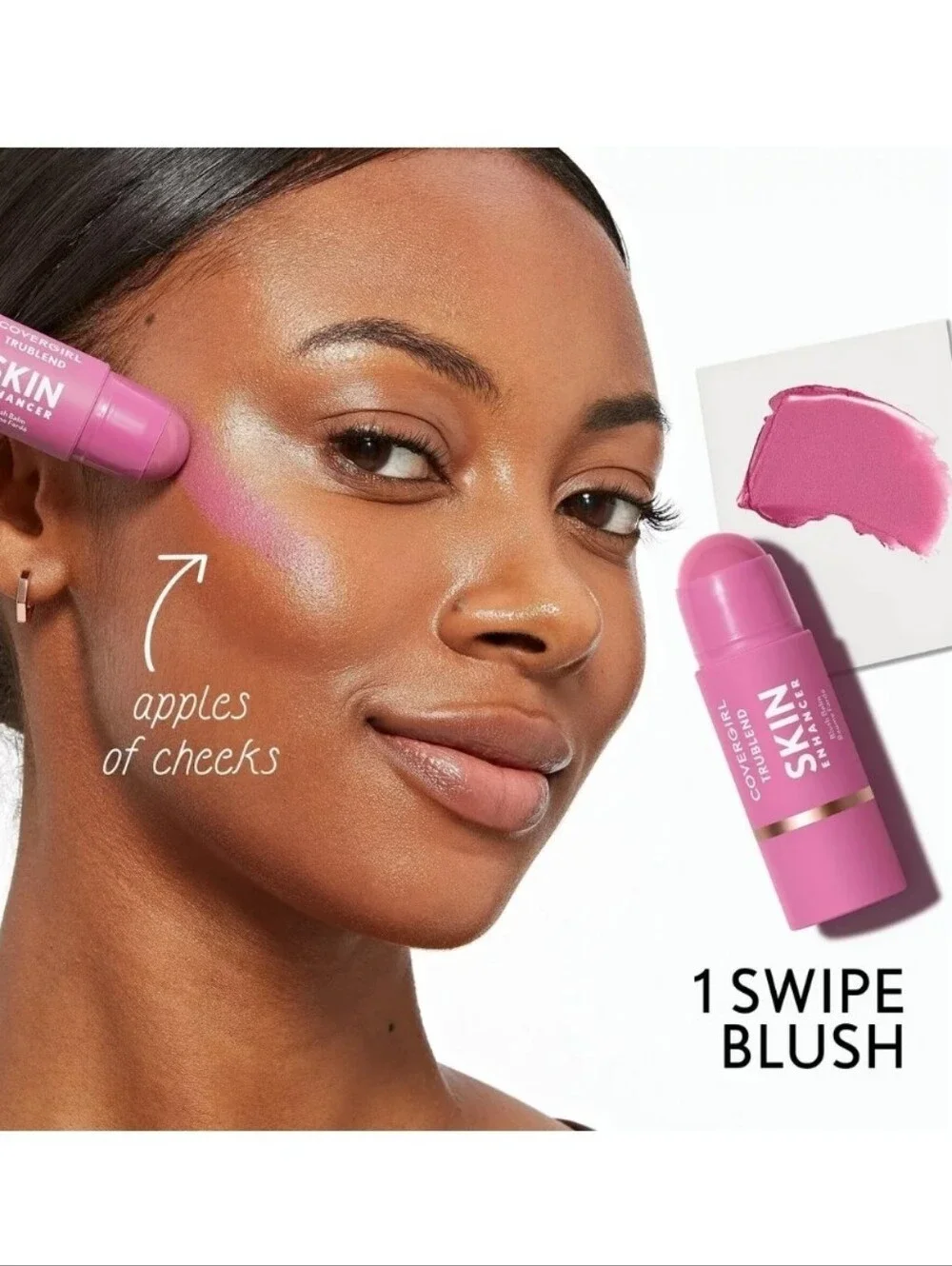 CoverGirl TruBlend Skin Enhancer Balm Blush Stick Bundle NEW!